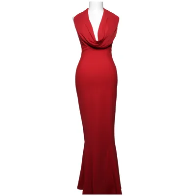 Robe de soirée (Rouge) de White Fox Élasthane, Polyester