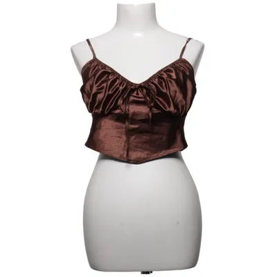 Crop top (Bruin) van Another Reason Polyester