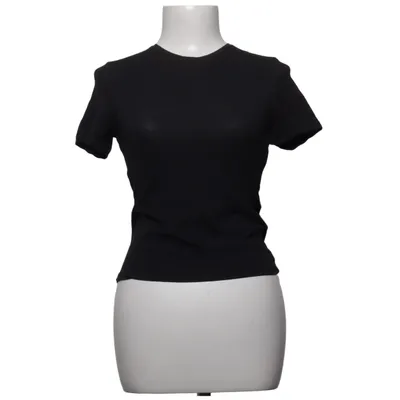 T-shirt (Schwarz) von Weekday Baumwolle, Elasthan