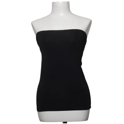 Tube top (Zwart) van Lascana Katoen, Elastaan