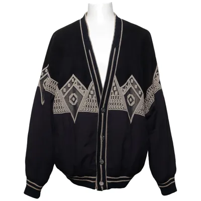 Cardigan (Zwart, Beige) van Torras Polyester, Viscose