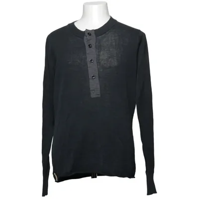 Henley shirt (Gray) from L'ecole National Cotton, Silk