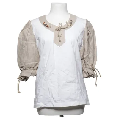 Dirndlblus (Vit, Beige) från Hammerschmid Bomull, Elastan