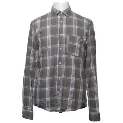 Flannel shirt (Gray, White) from Jack & Jones Vintage Cotton