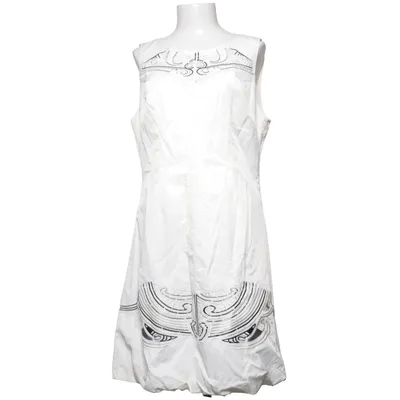 Robe (Blanc) de Guna Coton, Polyamide, Polyester