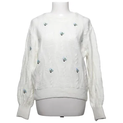 Pull-over (Blanc, Bleu) de LCW Casual Acrylique, Polyester