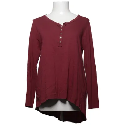 Henley shirt (Rood) van No Logo Katoen