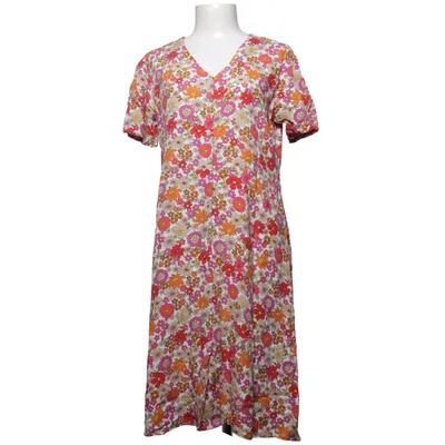 Dress (White, Multicolored) from MXO Viscose