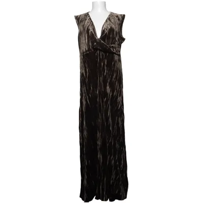 Maxikjole (Brun) fra Branting Elastan, Polyester