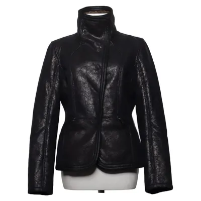 Shearling jas (Zwart, Bruin) van Armani Jeans Polyester, Polyurethaan