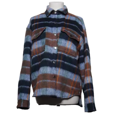 Surchemise (Bleu, Marron, Gris) de Gina Tricot Acrylique, Coton, Polyamide, Polyester, Viscose, Laine