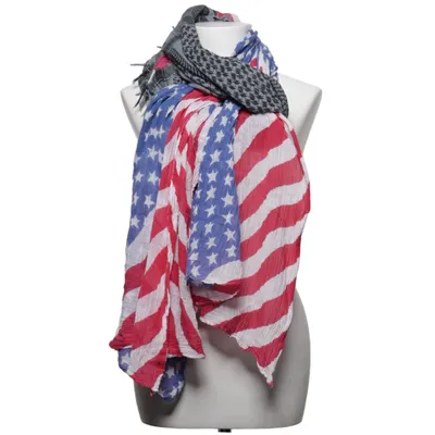 Shawl (Red, Blue, White, Gray) from Plomo o Plata