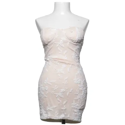 Kjole (Hvid, Beige) fra Parisian Elastan, Polyamid, Polyester