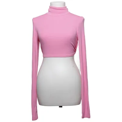 Crop top (Pink) from Fashion Nova Elastane, Viscose