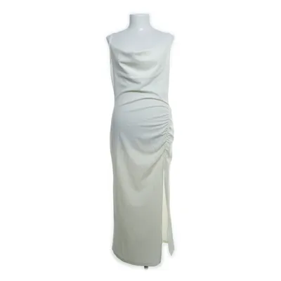 Kjole (Hvid) fra NA-KD Elastan, Polyester