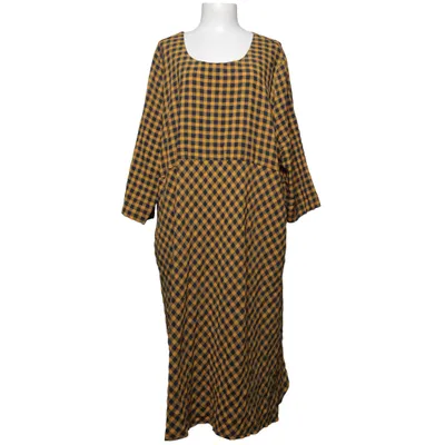 Dress (Blue, Yellow) from Pont Neuf Polyester, Viscose