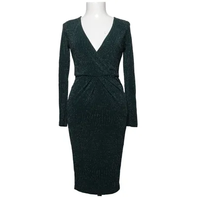 Robe de cocktail (Vert) de Charlotte Russe Acétate, Élasthane, Fibre métallique, Nylon, Polyester