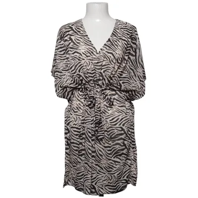 Dress (White, Brown) from H&M Beachwear Polyester