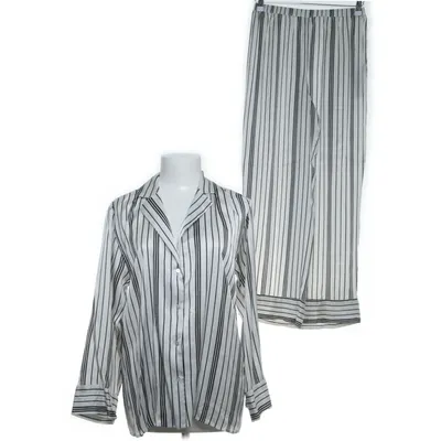 Pyjama (Zwart, Wit) van Zara Elastaan, Zijde
