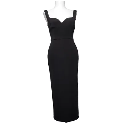 Maxi dress (Black) from Jarlo Elastane, Polyester