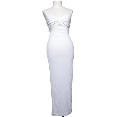 Maxi dress (White) from Missy Empire Cotton, Elastane