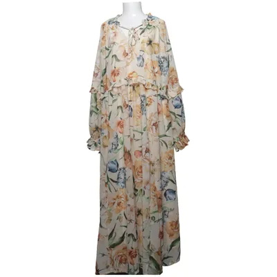Robe longue (Beige, Multicolore) de Ellos Polyester