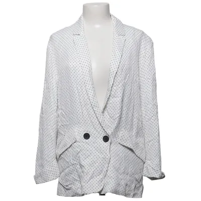 Blazer (Wit, Zwart) van Zara Polyester, Viscose