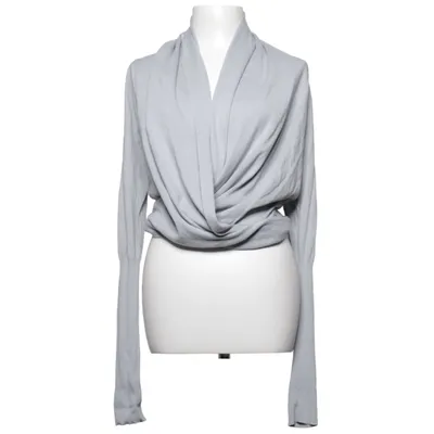 Blouse portefeuille (Gris) de Hunkydory Essentials Coton