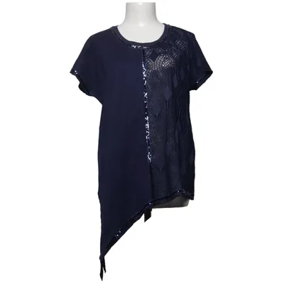 Top (Blue) from Linea Tesini Cotton, Elastane, Polyester