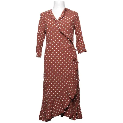 Robe portefeuille (Marron, Blanc) de KappAhl Viscose