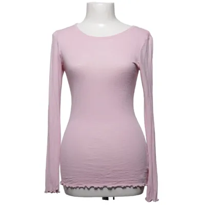 Langarmshirt (Pink) von Dilling Merinowolle, Seide
