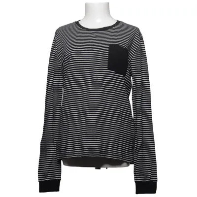 Lange mouwen shirt (Zwart, Wit) van Geggamoja Organisch katoen