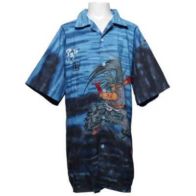 Short sleeve shirt (Blue, Black, Multicolored) from Dognose Polyester