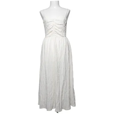 Kleid (Weiß) von H&M Baumwolle, Elasthan, Polyester