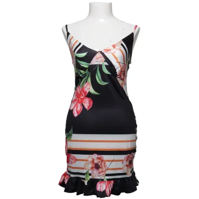 Dress (Black, Multicolored) from CBR Cotton, Polyester
