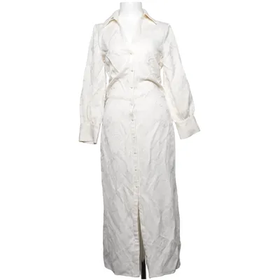 Shirt dress (White) from Zara Elastane, Polyester, Viscose