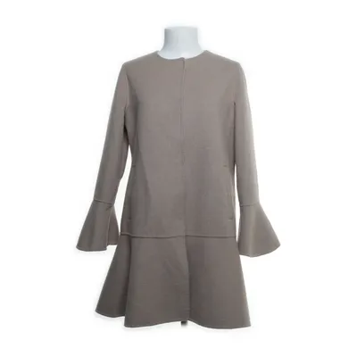 Jas (Beige) van Zara Basic Outerwear Polyester, Wol