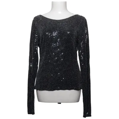 Topp (Open Back Glitter Top) från Nelly Elastan, Metallfiber, Polyamid