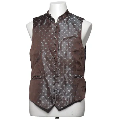 Suit vest (Brown, Blue) from Country Line Acetate, Polyester