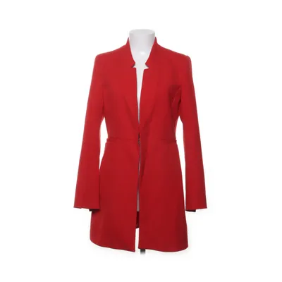 Manteau (Rouge) de Zara Basic Collection Élasthane, Polyester, Viscose