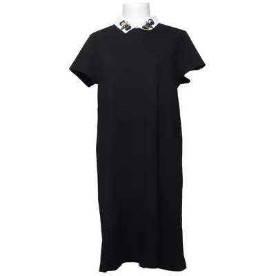 Robe (Noir) de Reserved Coton, Élasthane