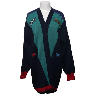 Cardigan (Blue, Multicolored) from Kriss Acrylic, Cotton, Viscose