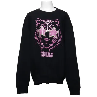 Collegetröja (Svart, Rosa) från JHK Bomull, Polyester