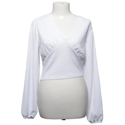 Blouse (Wit) van Samsa Collection Elastaan, Polyester