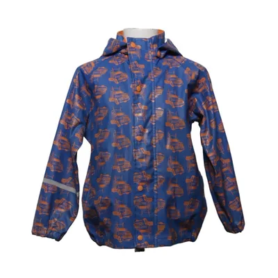 Regnjacka (Blå, Orange) från Caretec Polyester, Polyuretan