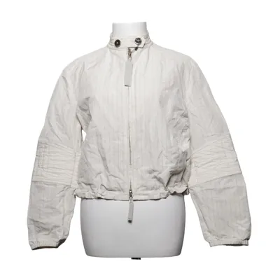 Jacka (Beige) från Giorgio Armani Bomull, Linne, Metallfiber, Polyester, Silke, Viskos