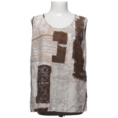 Tanktop  (Brun, Beige) fra Gina B Heidemann Linned, Tencel