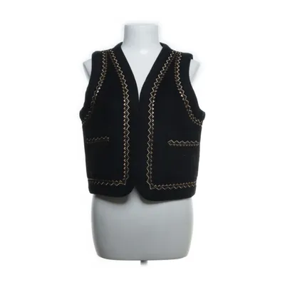 Väst (Svart, Guldfärgad) från Antik Batik Bomull, Polyester, Ull