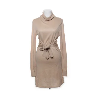 Robe à col roulé (Beige) de Wrap Cachemire, Soie