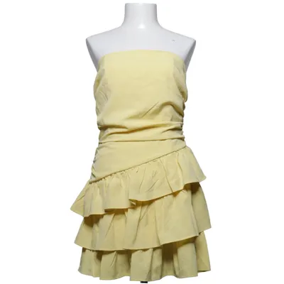 Klänning (Gul) från Shein Elastan, Polyester